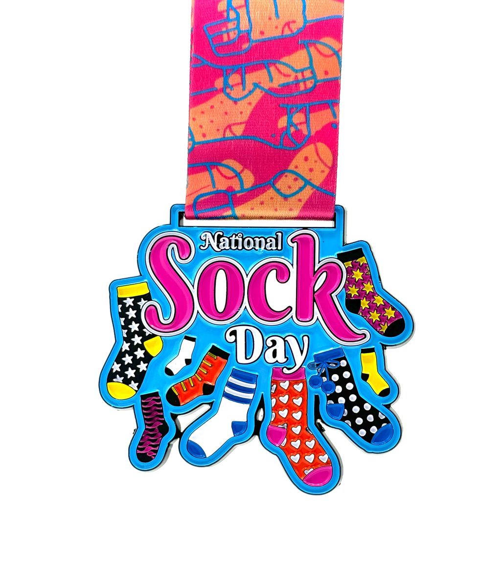 2024 National Sock Day 1M 5K 10K 13.1 26.2 Benefitting Research to Prevent Blindness